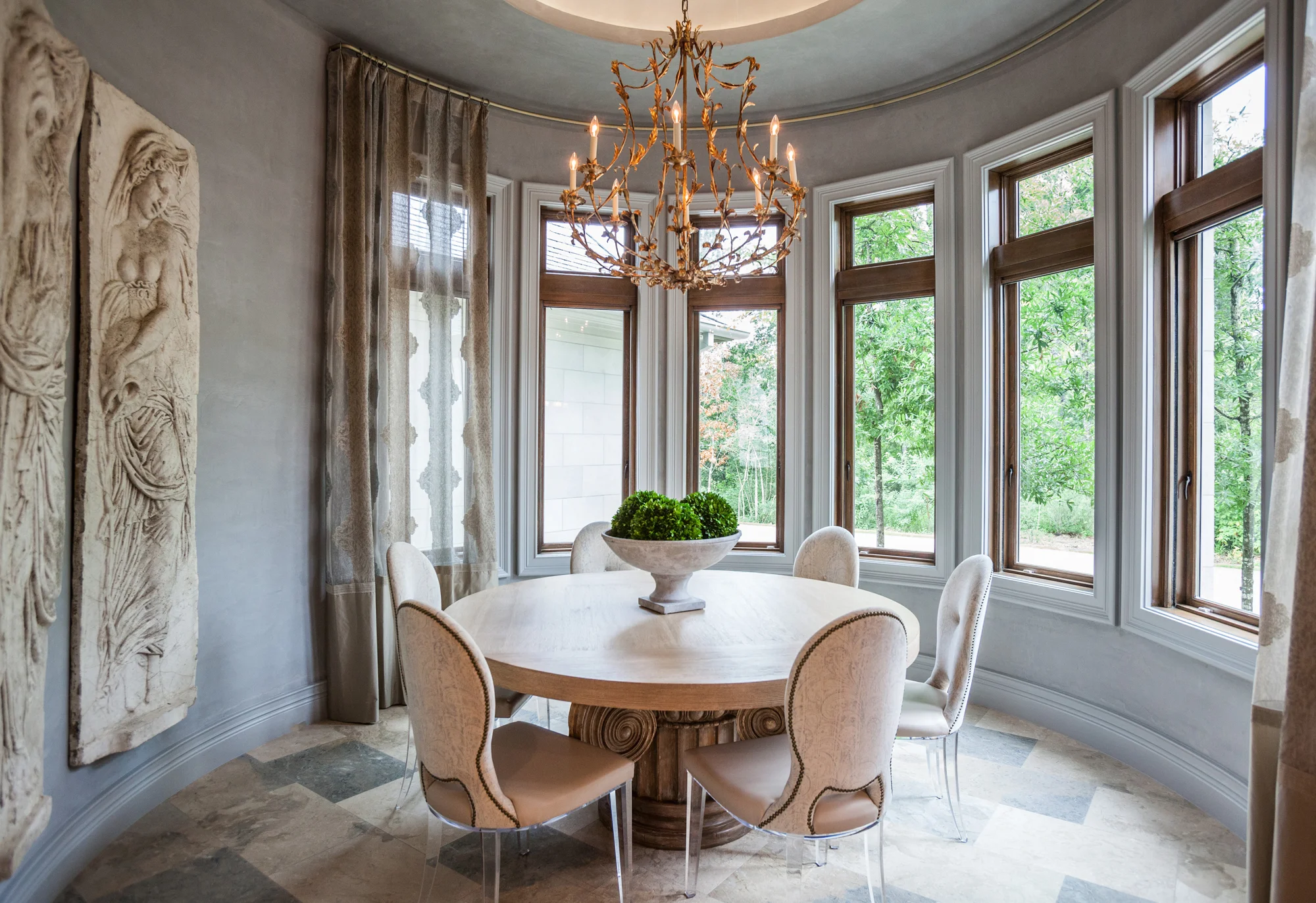 French formal dining room