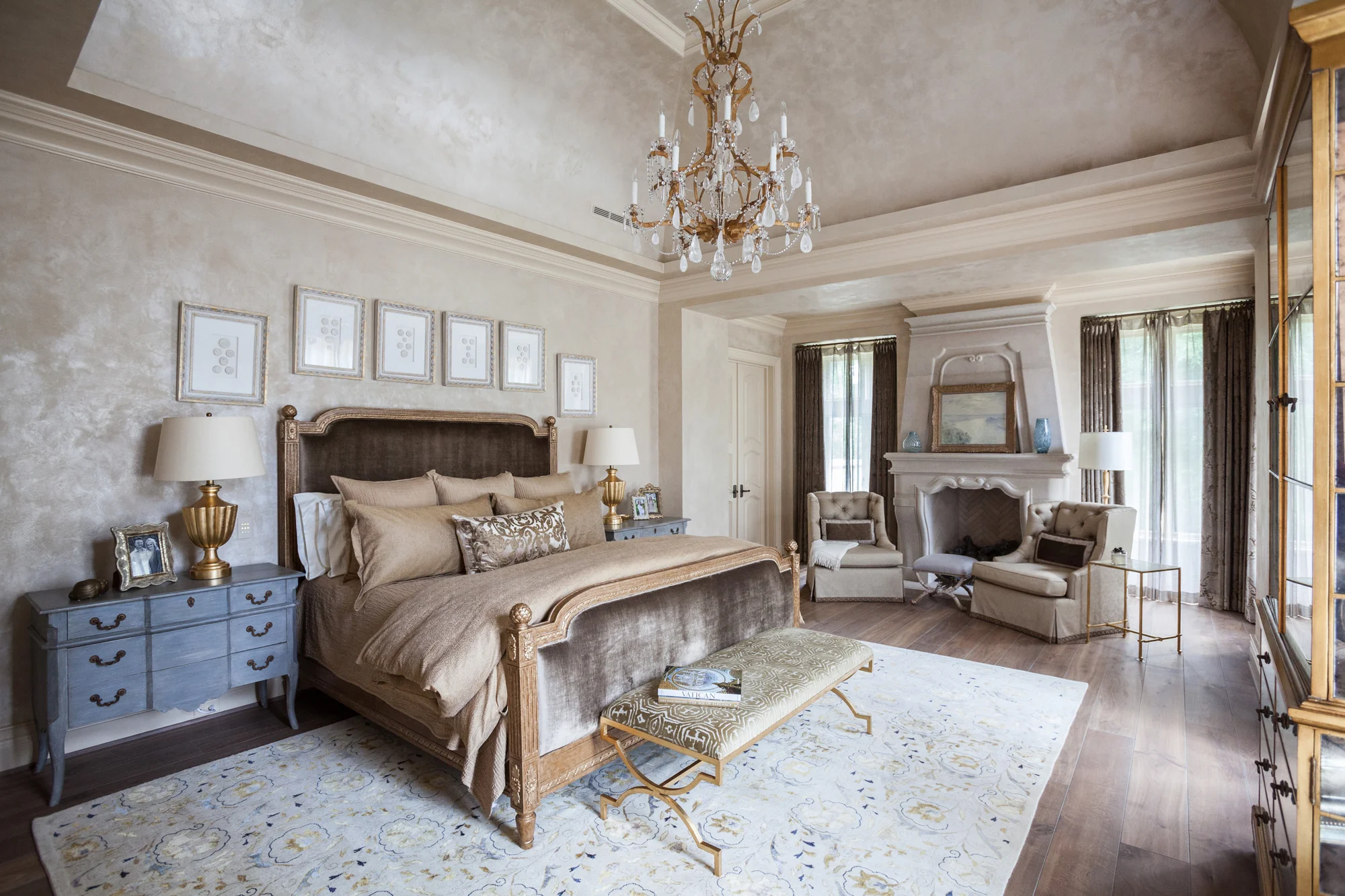 French formal bedroom