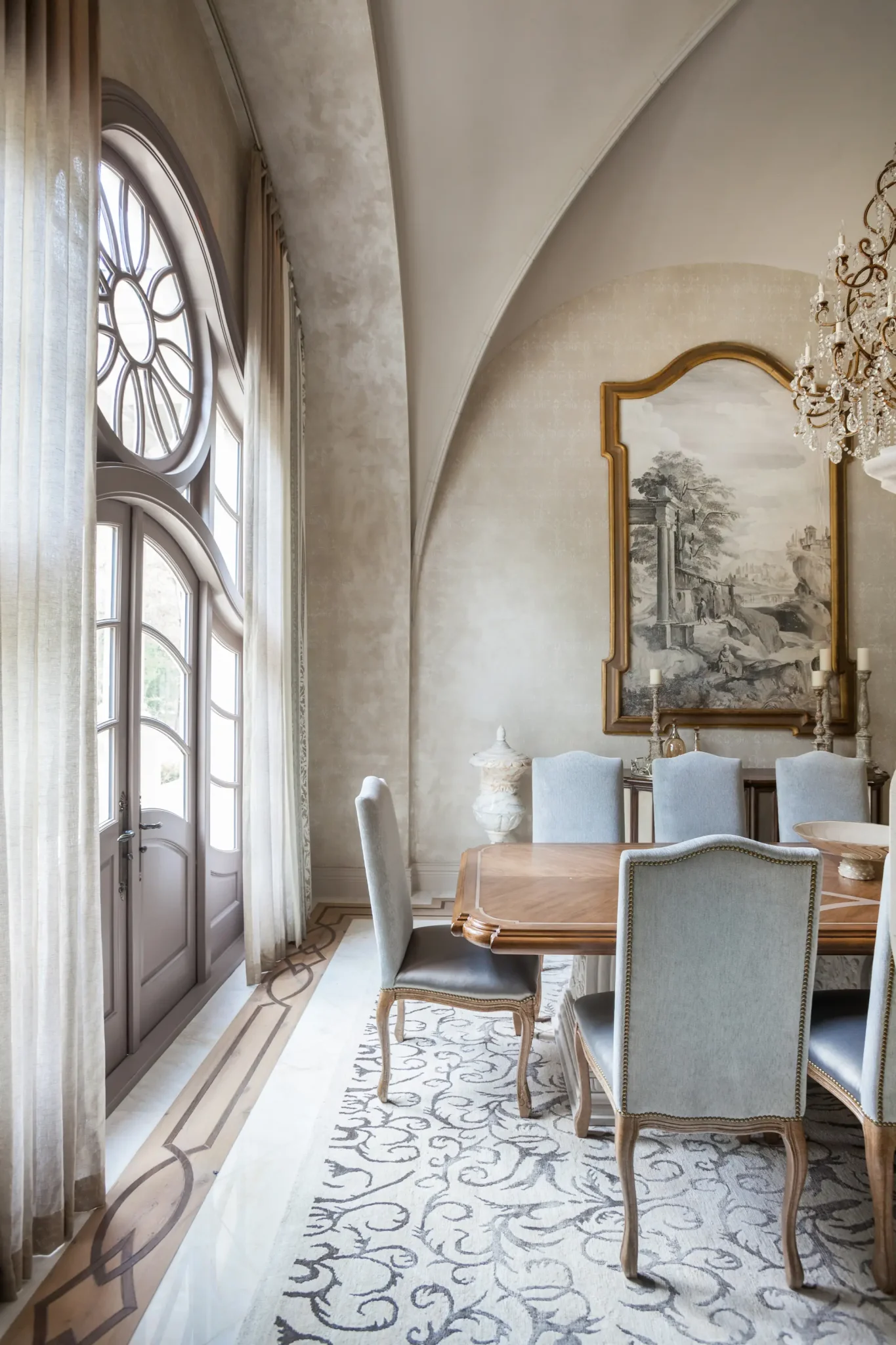 French formal dining room