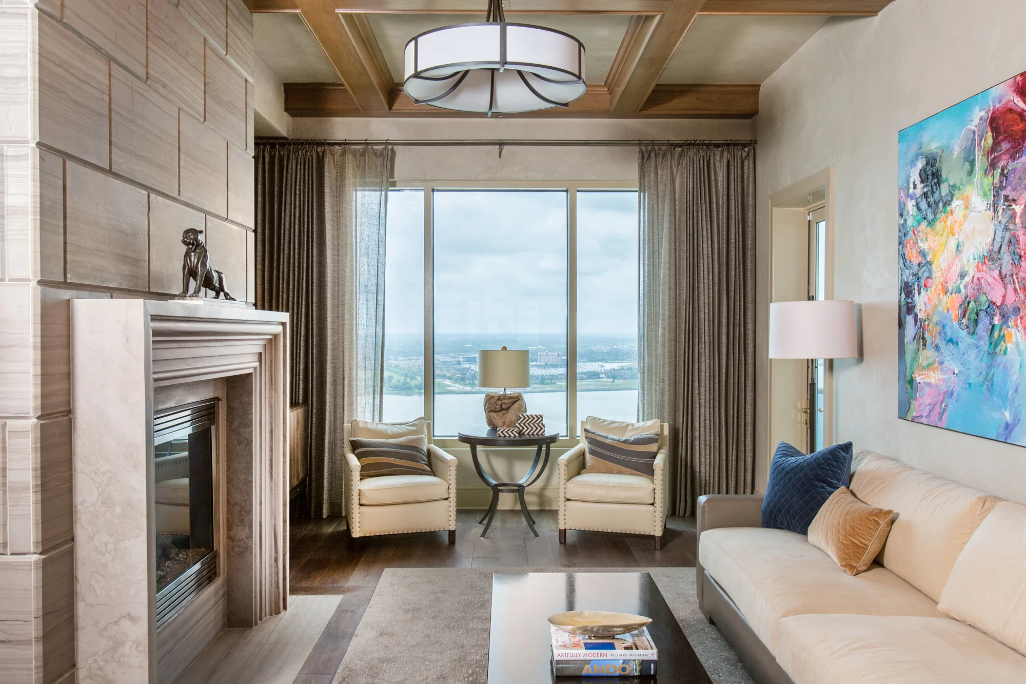 Penthouse living room