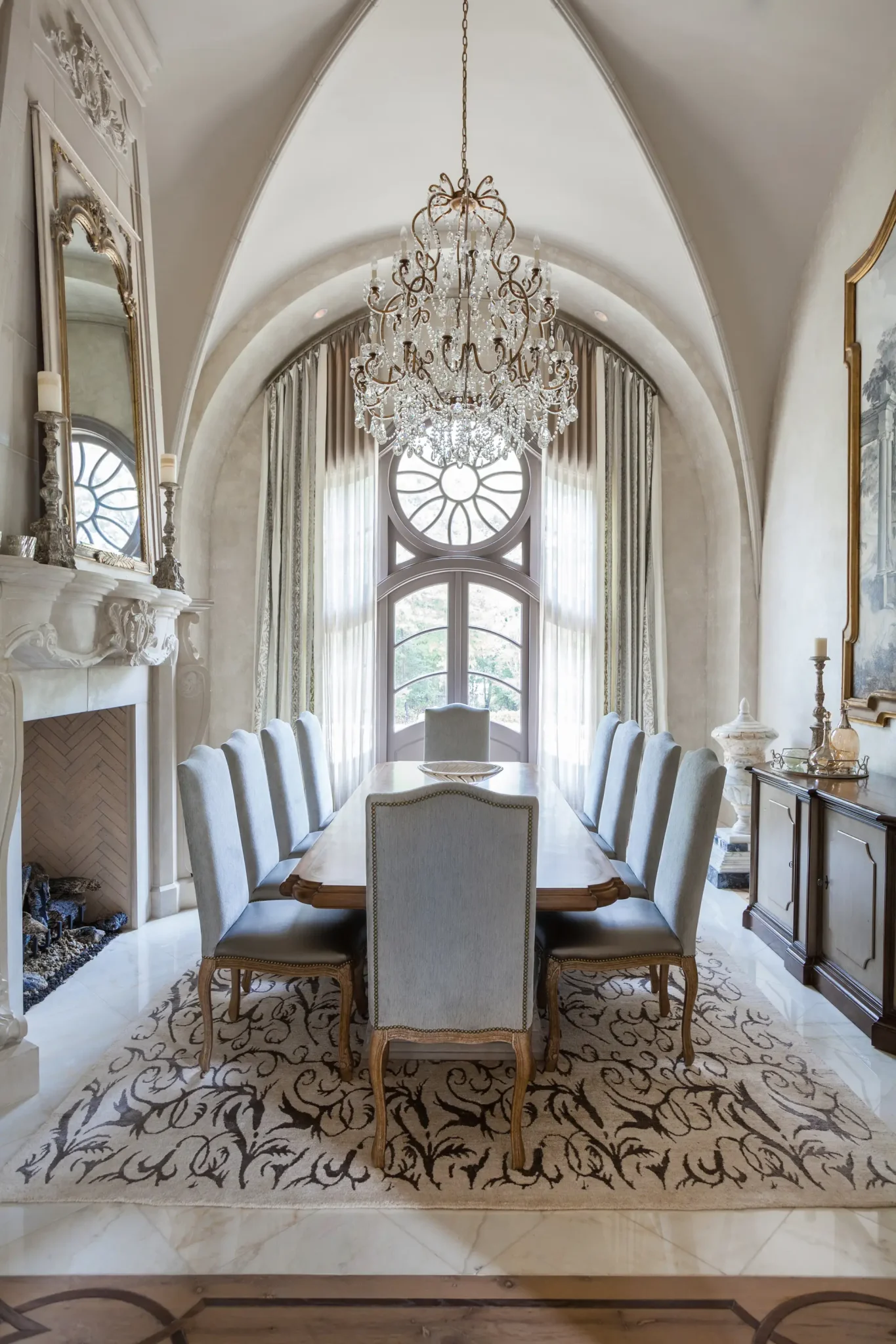French formal dining room
