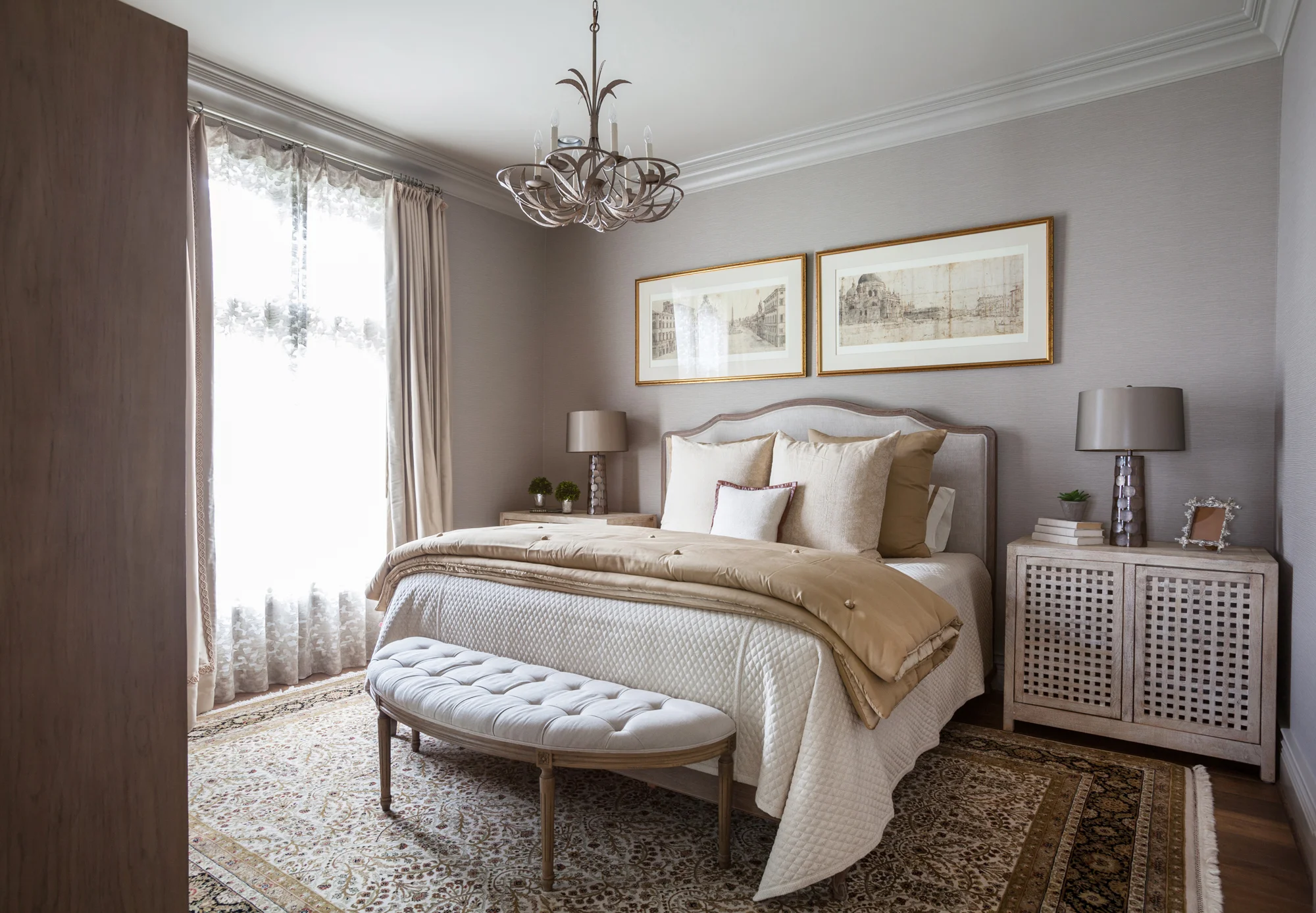 French formal bedroom