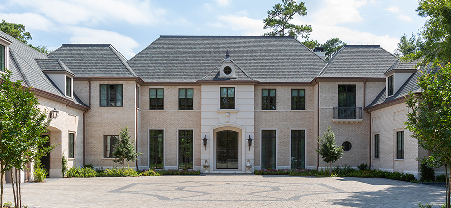 JL Bass Building, Custom Home, Front View