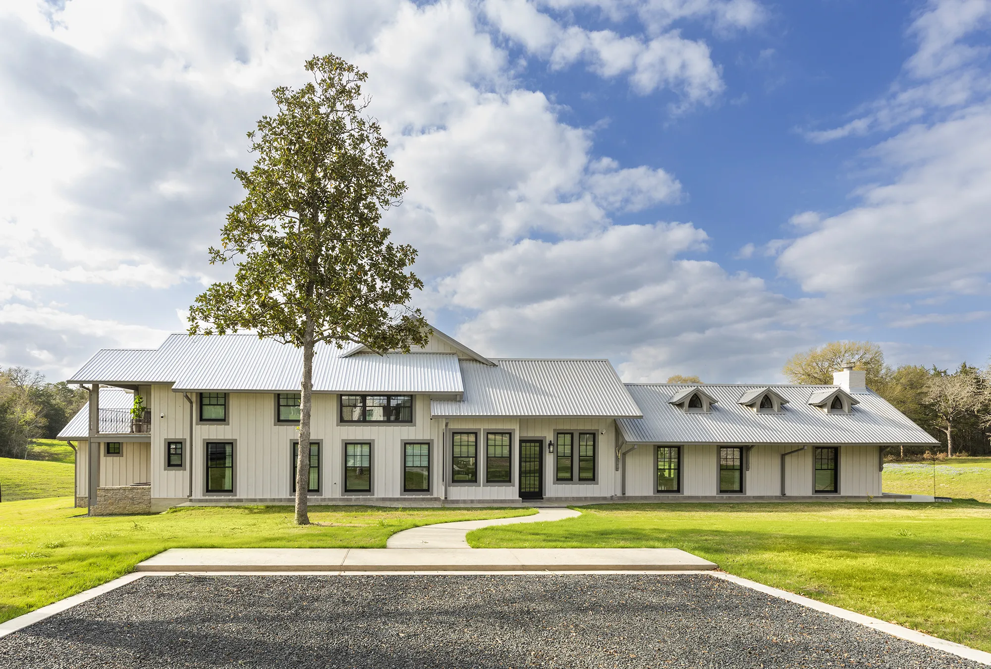 Farmhouse front elevation