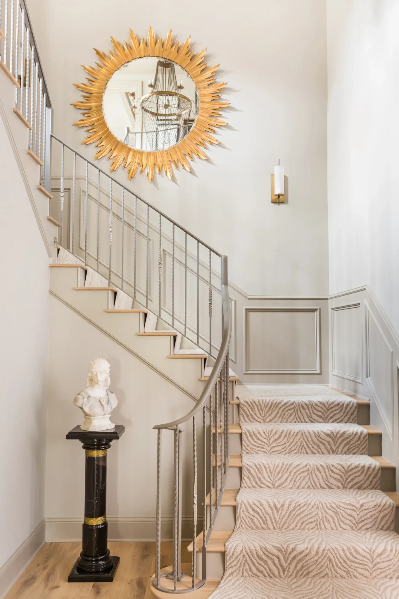 Livable glamour staircase