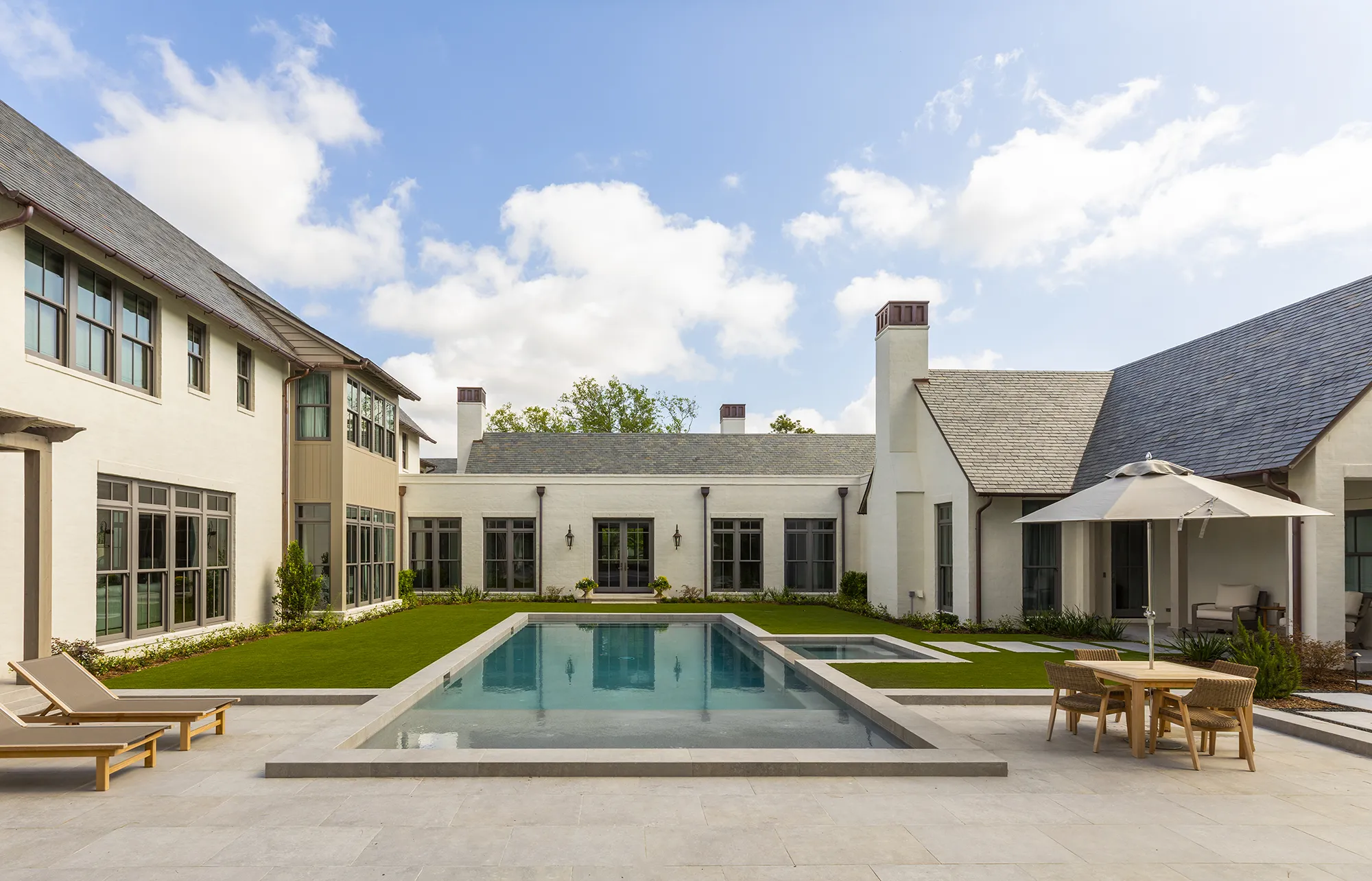 Modern home pool