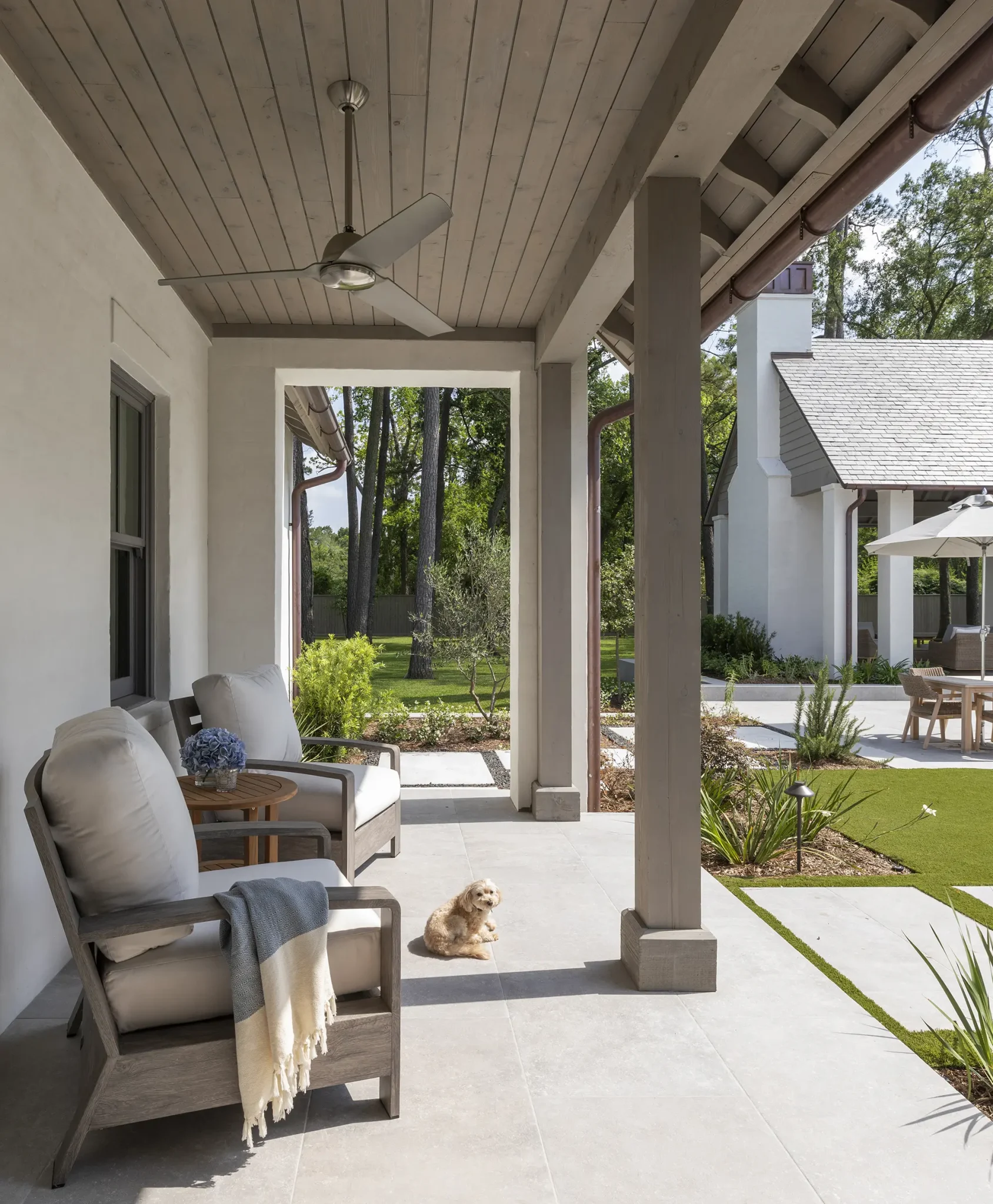 Modern home porch